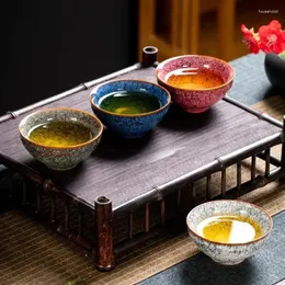 Filiżanki herbaty próbka pudełka domowego set ceramiczny miska kung cztery prezenty filiżanki fu pory master master