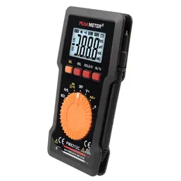 Mini Pocket PM8213C 4000 عرض AC DC الجهد متعدد القياس NCV اختبار Multimeter مع قياس التردد