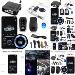 Universal Auto Zdalny Zestaw Start Zestaw Bluetooth Aplikacja telefon