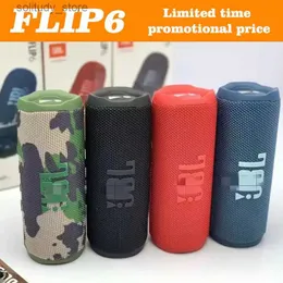 مكبرات صوت محمولة Flip 6 Wireless Bluetooth Speaker Mini Box IPX5 مقاوم للماء في الهواء الطلق موسيقى باس بطاقة TF مستقلة Q240329