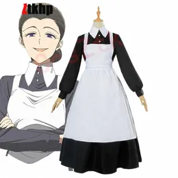 Nowe anime Obiecane Neverland Isabella Halen Cosplay Kostume Peruki Apr Yakusoku No Neverland Kre Maid Lolita Dr B2lm#