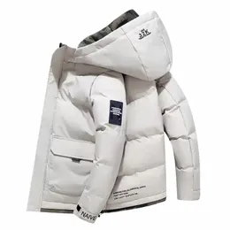 Spessore uomo nuovo caldo Parka giacche invernali casual capispalla da uomo cappotti solido piumino con cappuccio maschile frangivento imbottito piumino m89l #