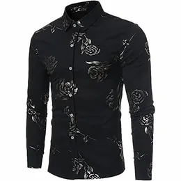 Floral Hawaiian Shirts Men fi Shirt LG Sleeve Beach Blus Men's Clothing Vocati Bluses Male Camisas Fr C1in#