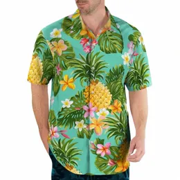 Summer Hawaiian Cartoo n Floral Casual Shirt gorąca wyprzedaż dla mężczyzn 3D z krótkim rękawem plażowy gość śmieszne ubranie fi 49c2#