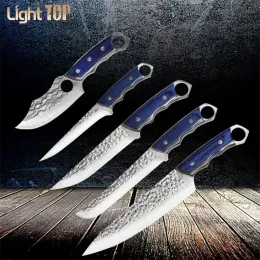 Knivar Kök Knivar Set High Carbon Steel Butcher Knife Professional Accessories 8 Inch Chef Knife Sharp Bening Knife Kitchen Tools