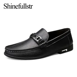 Skor Spring Autumn Men Casual Leather Men's Loafers Lofer Shoes Loafer Loffers Slipon Mocasines Hombre Dropshipping