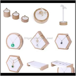 Luxury Wood Jewelry Display Stand Jewellery Displays Boutique Counter Trade Show Showcase Exhibitor Ring Earring Necklace Bracelet253j