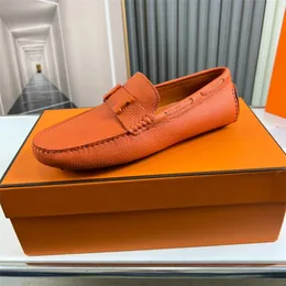 40Model Men's Designer Loafers Slip On Driving Shoes Casual Handmade Moccasins Shoes Luxury Leather Man Flats Lofer Mocassin Home Comfy Footwear