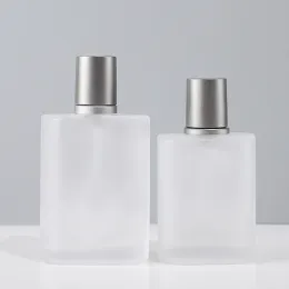 Toys 30 ml 50 ml 100 ml kwadratowy komórkowy perfum butelka szklana spryt butelka do sprayu z elektrochemiczną pokrywką aluminiową