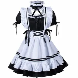 زي Cosplay Costume Dr 5xl Plus Size Halen Amine Cute Lolita French Girls Wairt Waitr Maid Party Complehes H2RO#