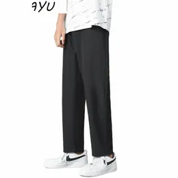 CAAYU MEN WIDE LEG PANTS 2022 NEW CASUAL LIGHT JOGGERS STREETWEAR HIPHOP COLD FEARING FORPARING FORPATION HOME PANTS MEN N1FH＃