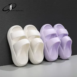women shoes thick -bottomed EVA home slippers Sandals Female fashion summer stepping on shit indoor cool slippers Beach Slipper