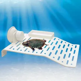 Decor Aquatic Reptile Basking Platform with Suction Cups Turtle Ramp Terrace Floating Island Tortoise Habitat Decoration Accessories