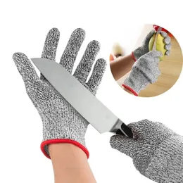 2024 1ペアhppeキッチンガーデニングハンド保護手袋肉屋肉の刻む作業手袋ミトン女性男性用手袋ドロップスピン