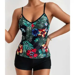 Women's Swimwear Sexy Large Swimsuits Plus Size Tankini Sets Female Swimwear Beach Wear Two-Piece Bathing Suit Sports Pool Womens Swimming Suit T240328