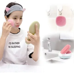 2024 Silicone Facial Cleansing Brush Exfoliating Scrubber Face Cleaning Brush Wash Cleaner for Face