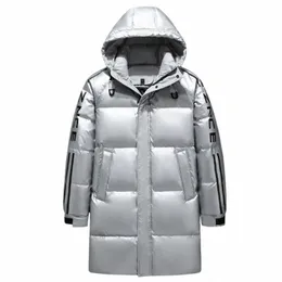 bright New Down Jacket Mid-length Men's and Women's Couple's Winter Wear Men's Coat English Printed Youth Fi 2023 W0Tx#