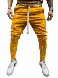 Мужчины в Европе и США Trend Hg Kg Wind Autumn Fitn Sports Running Loose Fi Brand Casual Pants 89RG #