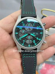 Orologi da uomo ZF Factory Super Edition 41mm Meccanico automatico ETA7750 Movimento Zaffiro Luce notturna Orologio con codice di temporizzazione impermeabile Orologi da polso di lusso