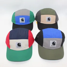 Five- panel Flat Brim Baseball Cap Adjustable Quick-dry Snapback Hat Urban Flat Bill Trucker Hats Hip Hop Ball caps For Men