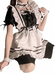 Fi Maid Lolita Dr Classical Waitr Cosplay Party 의상 의상 생일 의류 섹시한 역할 Play Chemise Animati Stage Wear V143#