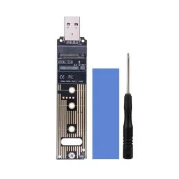 Computerkabelanschlüsse S-Übertragungskarte M.2 Solid-State-Laufwerk NVME-Protokoll zu USB3.1-Adapter SSD-Typ-C-Inline-Erweiterung Drop Del Otwiz