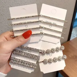 Kristall-Clips für Haar-Accessoires für Frauen, voller Strass, elegante Stifte, glänzende Tiara, Luxus-Griffe276P