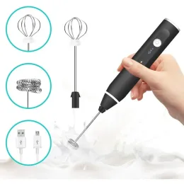 Egg Beater, Electric Household Small Milk Automatic Cream Coffee Stirring Rod Foam Maker