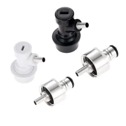 Accessori 1 Set Tappo per carbonatazione per produzione di birra con kit di disconnessione con blocco a sfera con ardiglione da 5/16" Adatto per Cola Soda Acqua Bevande analcoliche fatte in casa Bottiglie per animali domestici