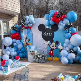 Giacche 1 set di palloncini per feste con topo set di ghirlande ad arco kit per compleanno decorazioni di nozze forniture regali per bambini baby shower Globos