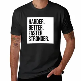 Nytt hårdare. Bättre. Snabbare. Strger T-shirt vanlig t-shirt vintage t-shirt t-skjortor för män y3et#