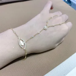 Designer Brand Scarm Messik Bracelet for Women 3 Diamond Sliding Chain Jewelry Jewelry Classic 925 Silver Bracelets كهدية عيد ميلاد للأصدقاء