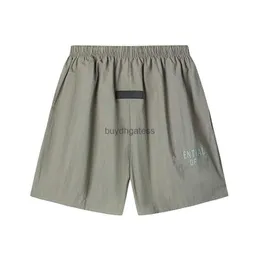 6zhb Herren- und Damen-High-Street-Shorts, Modedesigner-Essentialshorts, Beflockung, reflektierende Stickerei, Silikon-Buchstaben, Kordelzug, 5-Punkt-Unisex, lockerer Stil