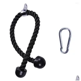 Fasce di resistenza 2 pezzi/set Tricipiti Dstring Corda Allenamento Fitness Sollevamento Doppia impugnatura Heavy Duty Drop Delivery Sport all'aperto Forniture Eq Otmwe