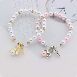 Charm-Armbänder, Babypartybevorzugung, Taufarmband, Engel, Mädchen, Junge, Taufe, Geschenk, süßes Giveaway-Souvenir