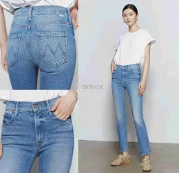 Jeans da donna Pantaloni in denim dritti elasticizzati da donna jeans casual alla caviglia 2023 nuovi 24328