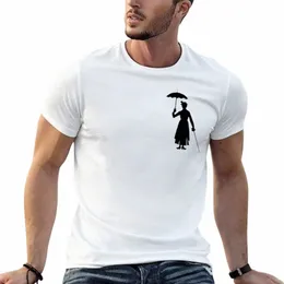 Mary Poppins t-shirt snabb torkning söta toppar vanligt herr grafiska t-shirts stora och höga f73k#