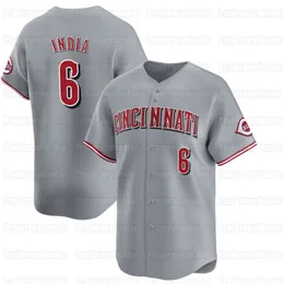 Cincinnati Reds 2022 2024 Jersey Featuring Elly De La Cruz Jonathan India Matt McLain Spencer Steer Alexis Diaz Jake Fraley Tyler Stephenson TJ Friedl Myers And Ken Griffey Jr. From Projerseydealer 15...