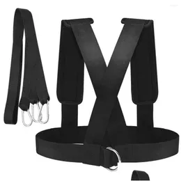 Motståndsband 42x84cm Running Belt Training Band träning fitness enhet verktyg svart drop leverans sport utomhus leveranser utrustning otso22