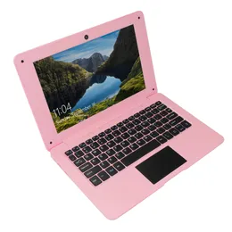 8 GB+128 GB 10,1-tums Quad Core Mini Laptop Student Computer Lightweight Office Notebook Pink Laptop