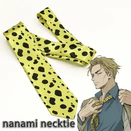 145cm 애니메이션 Jujutsu Kaisen Nanami Kento Neck Tie Cosplay Costumes Necktie Accessoies Prop 240320