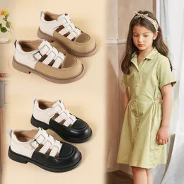 Meninas sapatos pérola bebê crianças sapatos de couro preto branco marrom infantil criança crianças proteção para os pés sapatos casuais g45w #