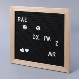 Magnete Filz Message Board Dekor Board Rahmen weiße Buchstaben Symbole Anzahl Zeichen Tasche kostenloser Versand