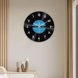 Relógios de parede para trás relógio engraçado novidade presente grande número decorativo para sala de estar jantar casa cozinha decoração