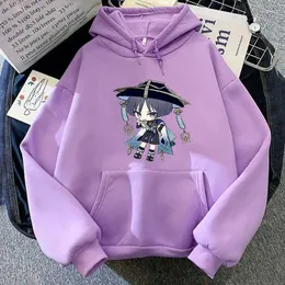 Męskie bluzy 2024 Koop genshin Impact Scaramouche Hoodie Grafische Afdrukken Bluza Owwora swobodna Y2K Kleding Meisjes Jongens