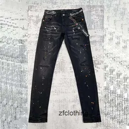 Purple Brand Jeans Modetrend Kusbi Jean Designer Ksubi Herren Skinny 2024 Luxus Denim Pant Destressed Ripper Biker Black Slim Fit Jeans 8855