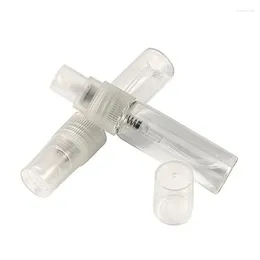 Lagringsflaskor 75 st mini 5 ml glasåfyllningsbar reseparfym Tom flaske Atomizer Pump Spray