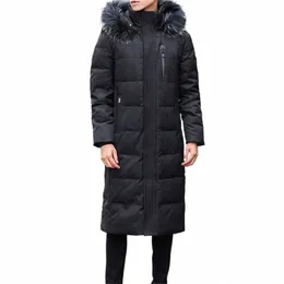 Kolmakov Neue Herren Gänsedaunenjacke Winter X-lg Parkas Große Größe S-5XL, 6XL Herren Kapuzenmäntel Schwarz Armeegrün Daunenjacken e9iK #