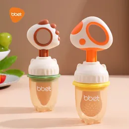 BBET chupetas para bebês frutas frescas roer chupetas de gel de sílica aprender a comer bebê nascido chupeta de nome personalizado sem frete 240314