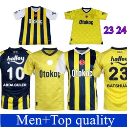 2024 Fenerbahce 축구 유니폼 키트 Dzeko Crespo Arda Guler Pedro Batshuayi Szalai Home Away 3rd Football Shirt 세트 어린이 축구 저지 드 발 남자